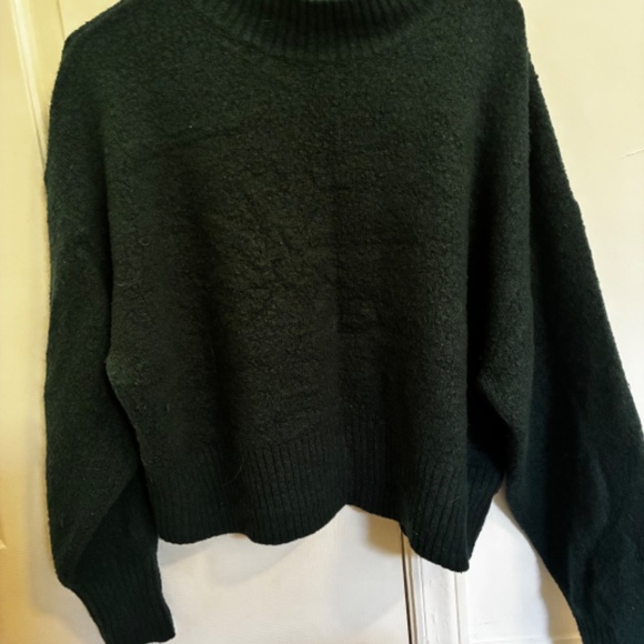 Dark Emerald Green ASOS Turtleneck Sweater - Picture 3 of 3
